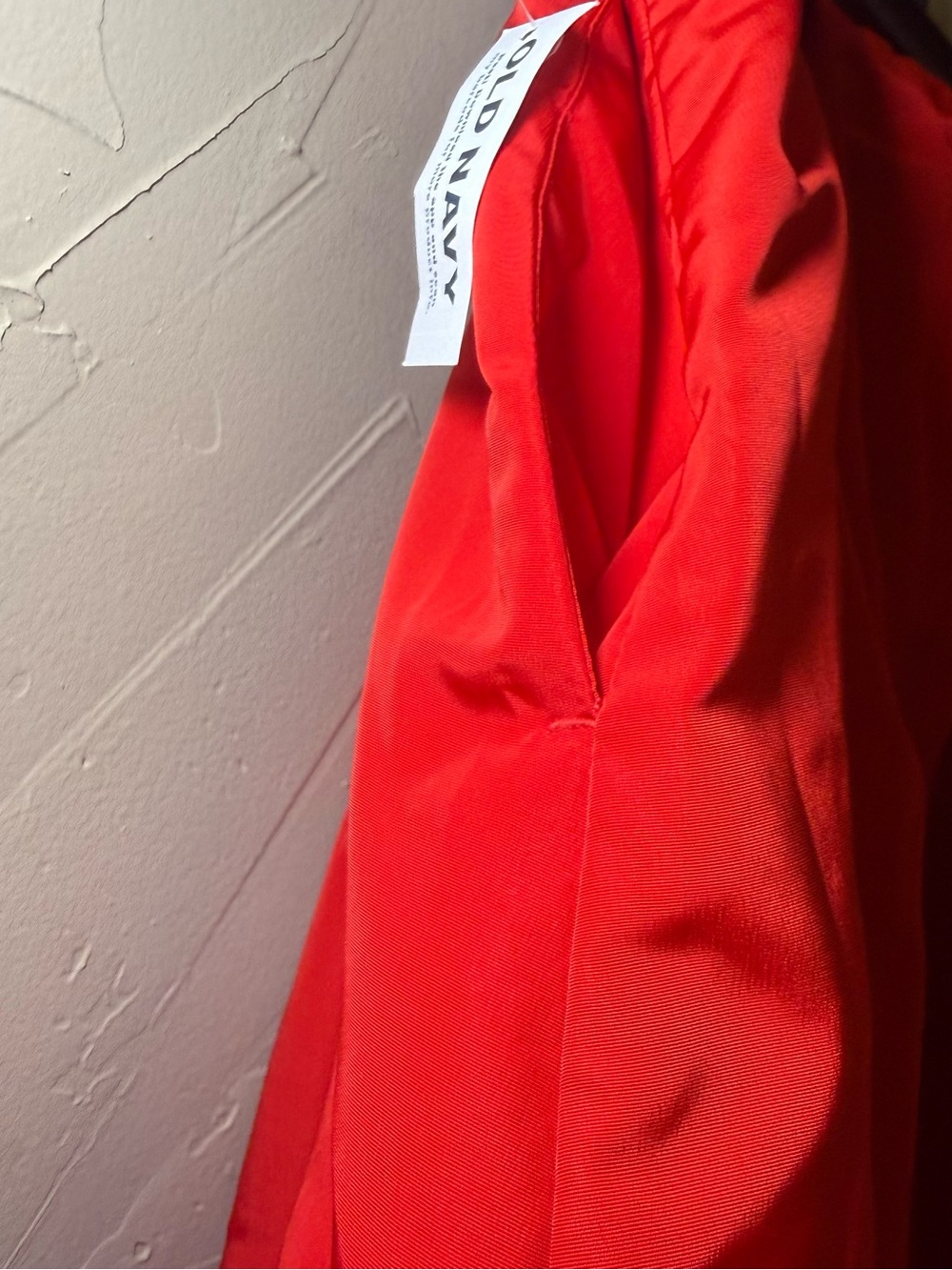 Old Navy Red Taffeta Bubble Mini Skirt L Balloon Hem Y2K Party Gameday Coquette - Picture 8 of 13